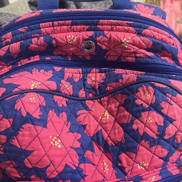 Vera Bradley art poppies campus backpack - Picture 3 of 7
